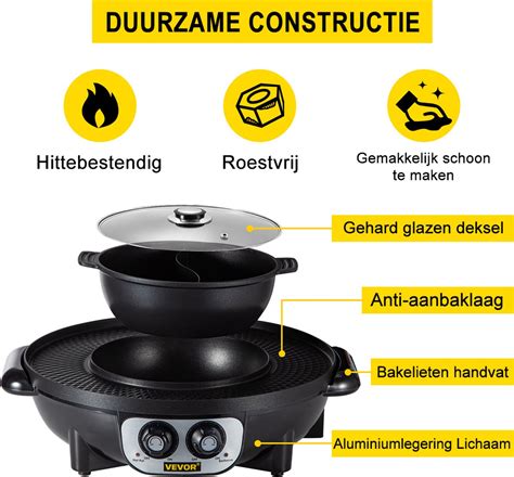 Hotpot Electrisch Hot Pot BBQ Grill In Elektrische Grill W Bol