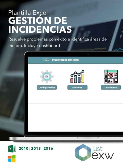 Plantilla Excel Gesti N De Incidencias Con Dashboard