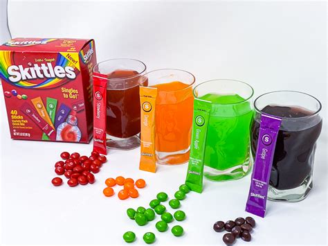 Tales of the Flowers: Skittles Drink Mix flavor packets - Drink the Rainbow