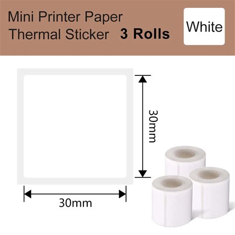 Rollos De Papel Adhesivo T Rmico Blanco Para Etiquetas De Impresi N