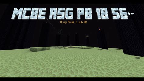 Bedrock Speedrun Rsg Pb Drugi Polak Z Sub Youtube