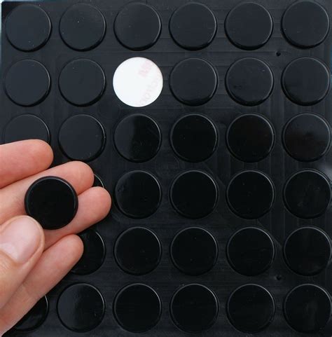 Black 3m Electronics Rubber Feet Large Self Adhesive Silicone Pads