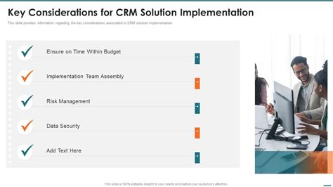 Key Considerations For Crm Solution Implementation Crm Digital