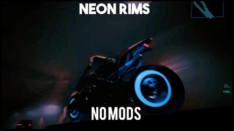 Cyberpunk Neon Rims No Mods Patch Update Youtube