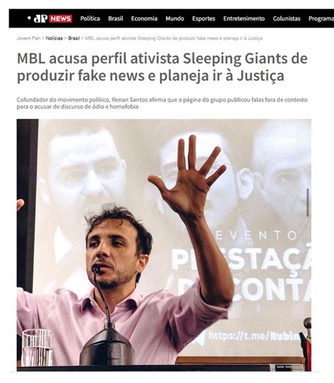 MBL Movimento Brasil Livre On Twitter Slepe Giants Espalha Fake