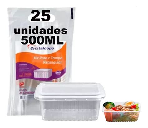 Pote Marmita Descartavel Ml Freezer Microondas Unid Mercadolivre