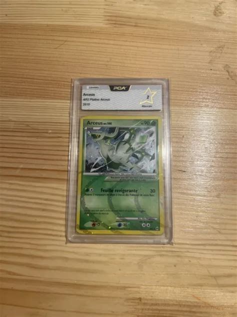 CARTE POKÉMON PLATINE Arceus AR2 Arceus 90PV SECRETE HOLO RARE FR