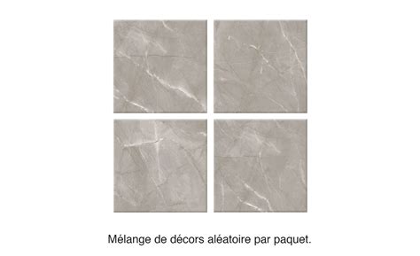 Carrelage Pearl Aspect Marbre Gris Clair Dim X Cm Saint