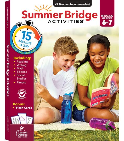 Summer Bridge Activities 6 7 Workbooks Math Reading Comprehension Writing Science Social