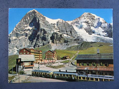 AK BEO KLEINE SCHEIDEGG MÖNCH JUNGFRAUBAHN STATION ZÜGE Kaufen auf