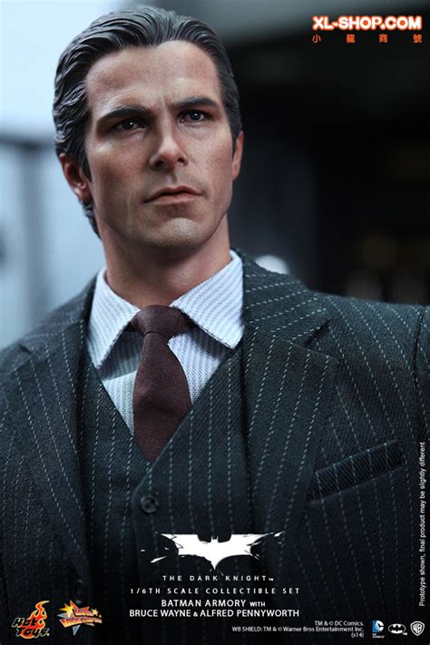 Hot Toys MMS The Dark Knight Th Scale Batman Armory With Bruce Wayne And Alfred