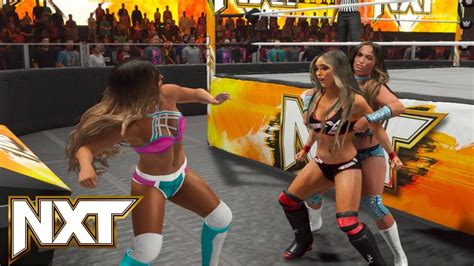 Wwe K Latina Heat Vs Amari Miller Thea Hail Nxt Women S Tag Team