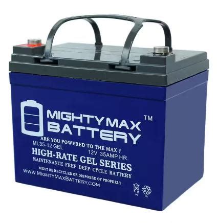 INTERSTATE BATTERIES DCM0035 12V 35Ah Deep Cycle Mobility Battery User