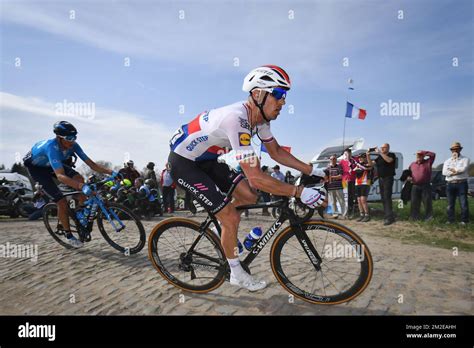 Czech Zdenek Stybar Of Quick Step Floors Pictured In Action During The