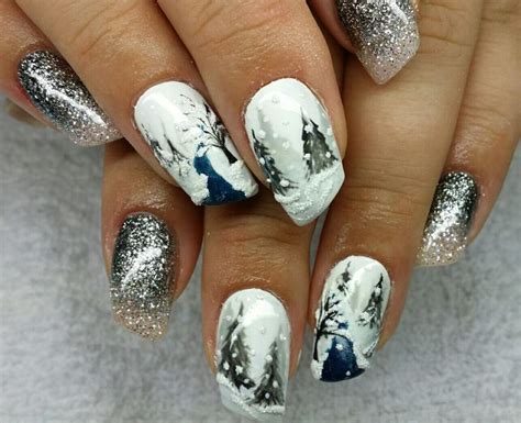 Nail Design Fullcover Winter Nail Designs Nails Design