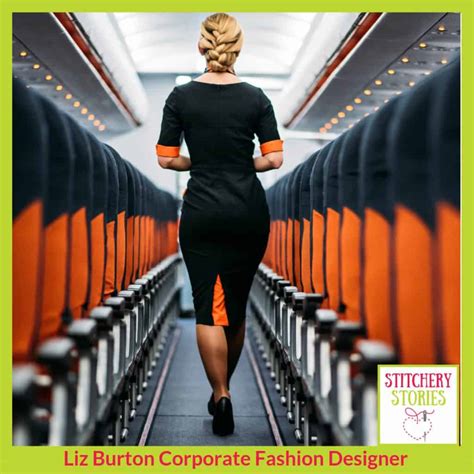 EasyJet cabin crew uniform_ Liz Burton Stitchery Stories Podcast Guest ...