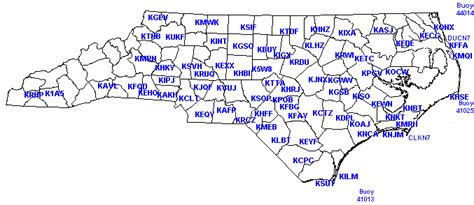 Area Code Map Of Nc