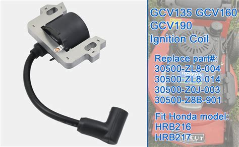 Fitbest Gcv160 Ignition Coil For Honda Gcv135 Gcv190 Gsv160 Gsv190 Gc135 Gc160 Gc190