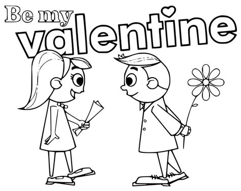 Printable Bee My Valentine Coloring Page Free Printable Coloring