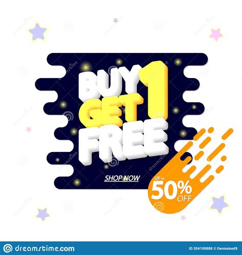 Buy Get Free Sale Banner Design Template Discount Tag App Icon