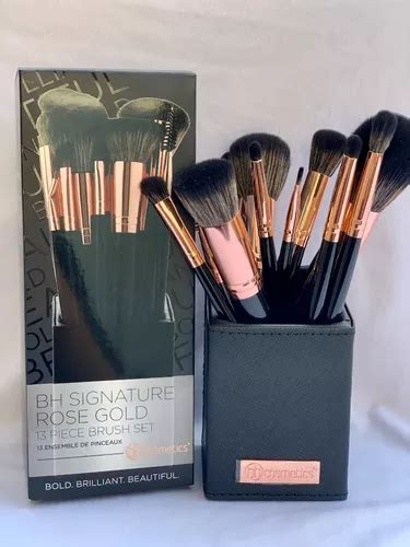 Bh Cosmetics Signature Rose Gold 13 Brush Holder Original Envío Gratis