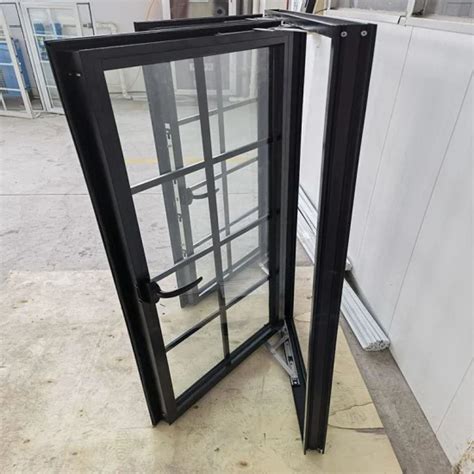 Aluminium Soundproof Window Customized Sizes Double Glazed Glass