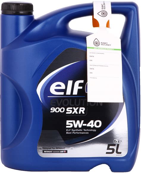 ELF EVOLUTION 900 SXR 5W40 - 5L 456120/AJ za 144,97 zł z Olsztyn ...