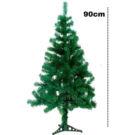 Rvore De Natal Pequena Pinheiro Verde Luxo Cm Galhos Shopee