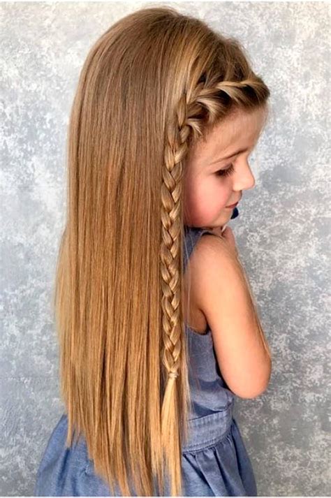 Las 94 mejores peinados para niñas con trenza y pelo suelto brbikes es