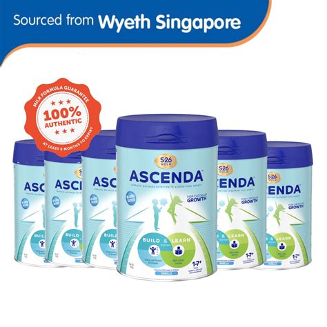 Bundle Of 6 Wyeth Nutrition S 26 Ascenda 850g 1 7 Years Milk