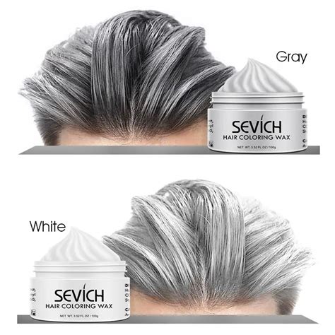 Temporary Hair Color Wax Men Diy Mud One Time Molding Paste Dye Cream