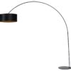 Vloerlamp Booglamp Arch XXL Matt Black Mat Zwart Hoogte 223 Cm