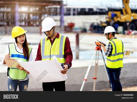 Surveyor Engineer Image And Photo Free Trial Bigstock