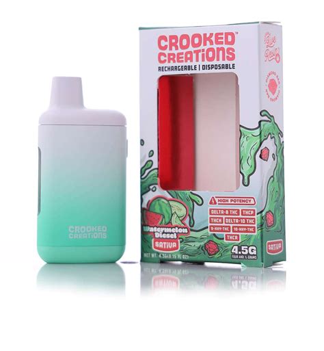 Buy Watermelon Diesel Thca Crooked Creations Disposable Vape