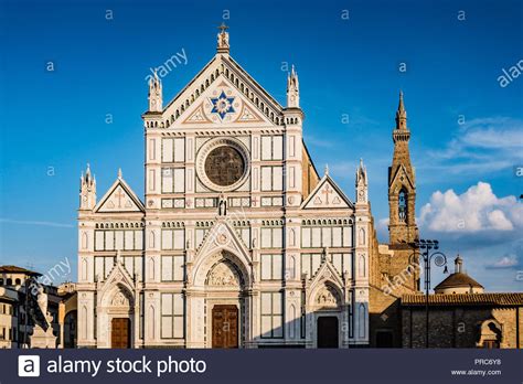 The Basilica Di Santa Croce In Florence Tuscany Stock Photo Alamy