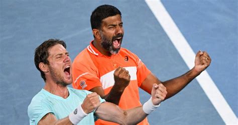 Rohan Bopanna Makes History At Becomes Oldest Men S Tennis Grand