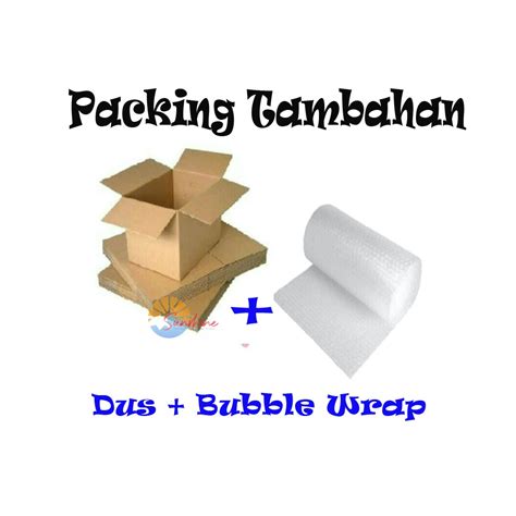 Jual Tambahan Packing Bubble Wrap Kardus Dus Agar Paket Lebih Aman