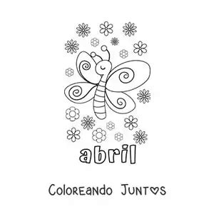 Dibujos Del Mes De Abril Para Colorear Gratis Coloreando Juntos