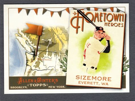 2011 Topps Allen Ginter S Hometown Heroes HH28 Grady Sizemore For