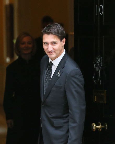 Canadas Prime Minister Justin Trudeau Arrives Editorial Stock Photo