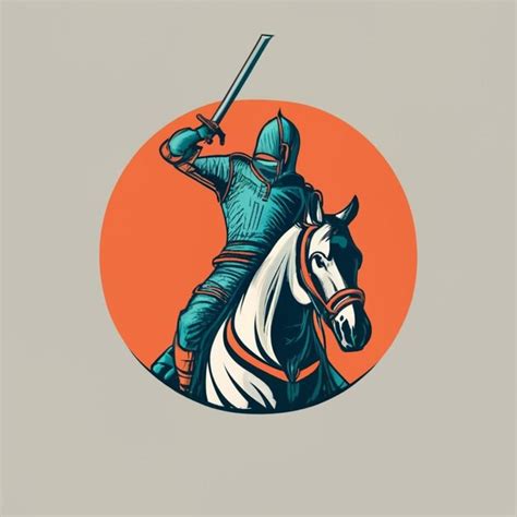 Premium Ai Image Historical Warrior Logo