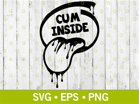 Cum Inside Tongue Decal Svg Cum Svg Oral Sex Svg Blowjob Etsy Canada