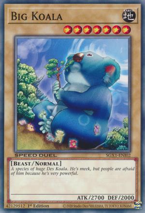 Card Errata Big Koala Yugipedia Yu Gi Oh Wiki