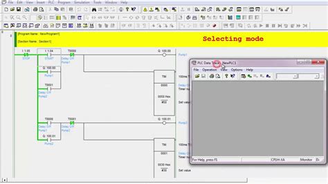 Time Chart Monitoring With Omron Plc And Cx Programmer By Akapol Saha Youtube