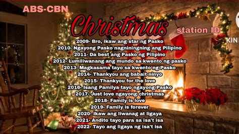 Abs Cbn Christmas Station Id Nonstopcompilation 2009 2022 Youtube