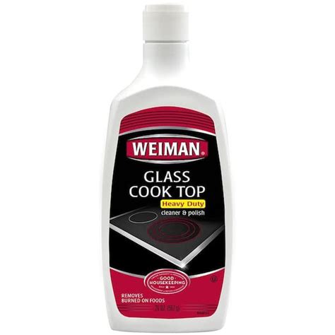 Weiman 20 Oz Glass Cook Top Cleaner And Polish 137 The Home Depot