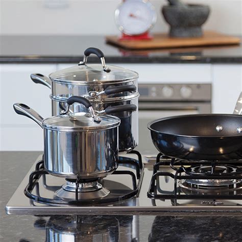 Raco Contemporary 3pc Stainless Steel Saucepan Set Kitchen Warehouse™