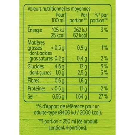 Soupe mouliné de légumes KNORR la brique de 1 l