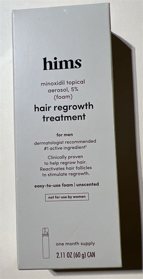 Buy Hims Minoxidil Topical Aerosol 5 Hair Regrowth Treatment 211 Oz Exp 22024 Online At