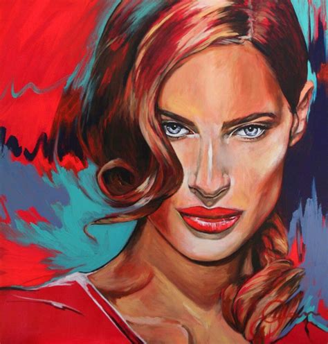 Modern Portrait Painting Modern Portraits Acrylic Art Portrait